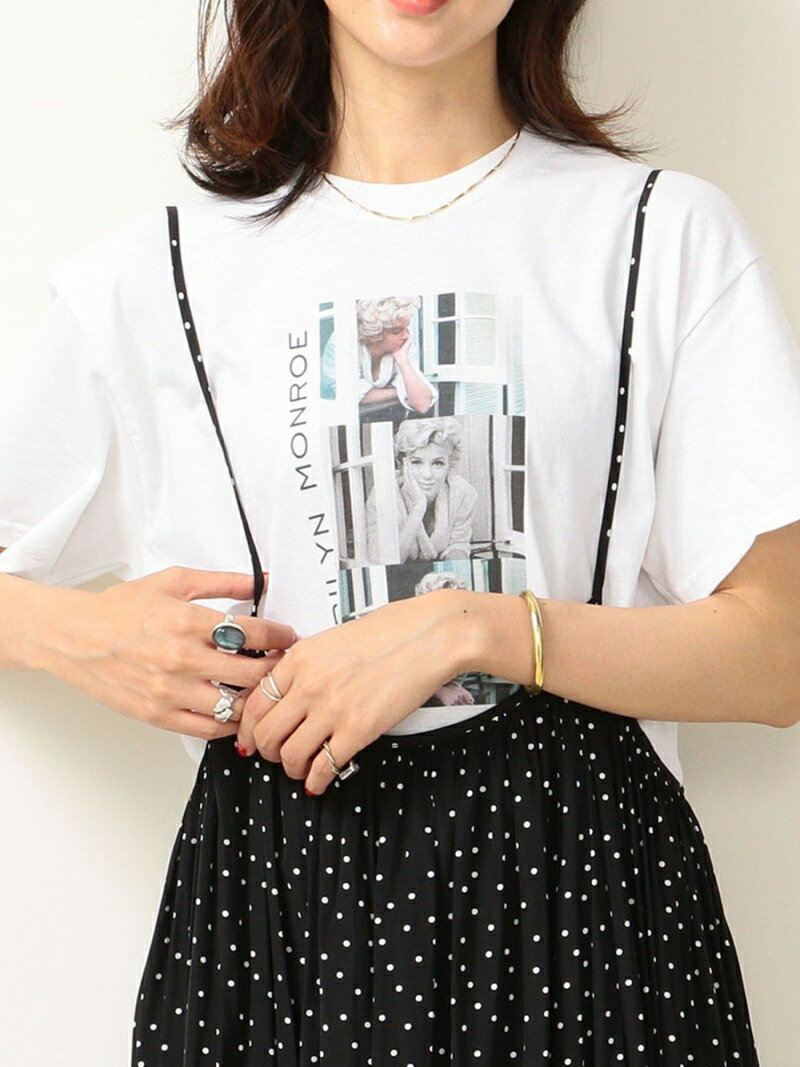【SALE／30%OFF】【SHIPS any別注】GOOD ROCK SPEED:Marilyn Monroe フォトプリントTEE SHIPS any シップス トップス カットソー・Tシャツ ピンク ブルー ホワイト【RBA_E】[Rakuten Fashion]