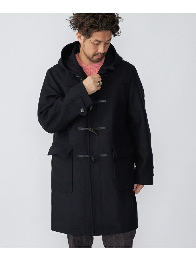 シップス アウター メンズ 【SALE／50%OFF】SHIPS: スーパー140'S メリノウール メルトン ダッフルコート 22FW SHIPS シップス ジャケット・アウター ダッフルコート ネイビー ベージュ ブラウン ブルー【RBA_E】【送料無料】[Rakuten Fashion]