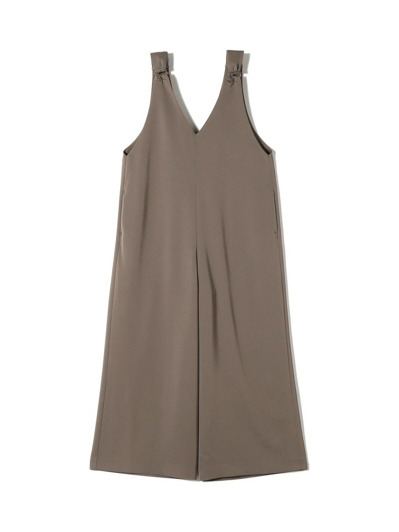 SHIPS Primary Navy Label:＜手洗い可能＞ツイル サロペット SHIPS WOMEN シップス オールインワン・オーバーオール オーバーオール・サロペット グリーン ブラック【送料無料】[Rakuten Fashion]