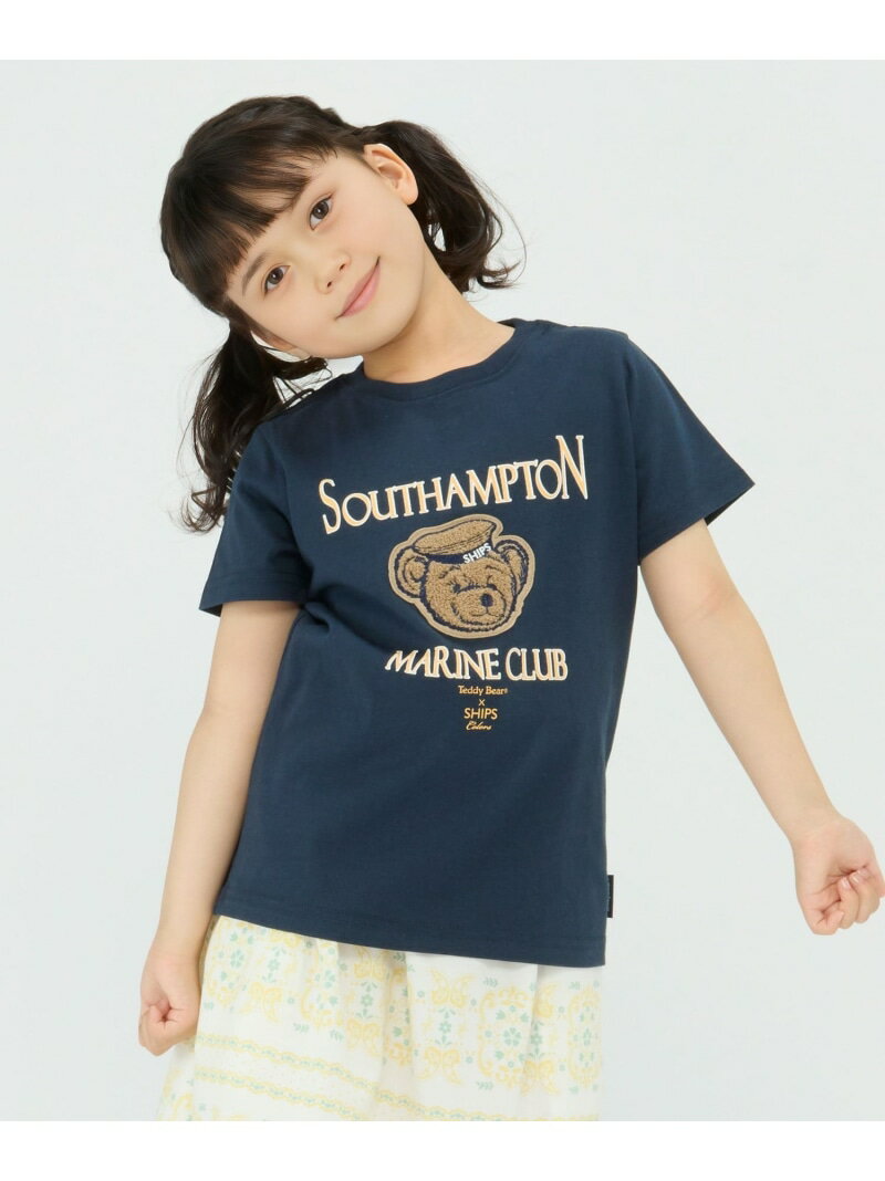 sꕔǉ\tSHIPS Colors:TeddyBear(R) vg&Xeb` TEE(80~150cm) SHIPS Colors VbvX gbvX Jbg\[ETVc lCr[ zCg x[W sN u[ys\z*[Rakuten Fashion]