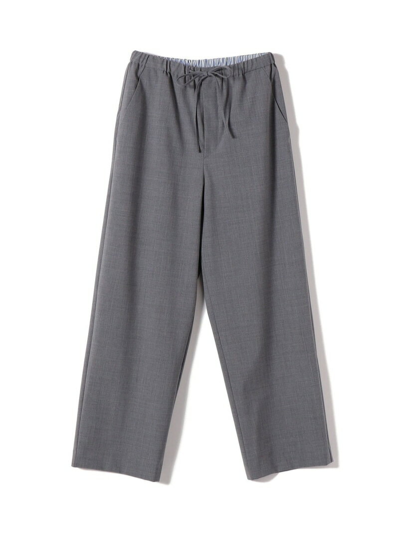 樂天商城 - SHIPS Primary Navy Label:＜手洗い可能＞サマー ウール イージー パンツ SHIPS WOMEN シップス パンツ その他のパンツ グレー ネイビー【送料無料】[Rakuten Fashion]