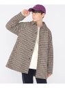 SHIPS KIDS:145~160cm / ガンクラブチェック ステンカラー コート SHIPS KIDS シップス ジャケット・アウター ステンカラーコート...