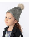 【SALE/50%OFF】SHIPS KIDS:ポンポン ニット ワッチ SHIPS KIDS シップス 帽子 ニット帽・ビーニー グレー ホワイト イエロー【...