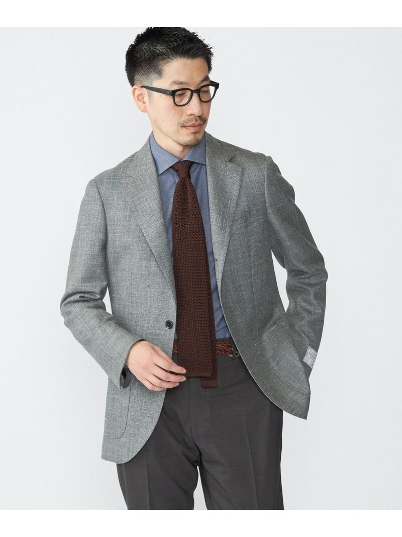 【SALE／40%OFF】SHIPS: CANONICO シャークスキン ジャケット SHIPS MEN シップス ジャケット・アウター テーラードジャケット・ブレザー グレー【RBA_E】【送料無料】[Rakuten Fashion]