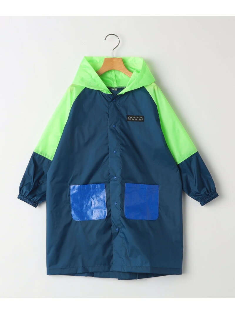 THE PARK SHOP:RAIN PARK COAT SHIPS KIDS シップス ジャケット・アウター レインコート ネイビー シルバー【送料無料】[R...