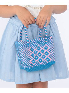 【SHIPS KIDS別注】Diminutivo:MINI BOLSA(SSS) SHIPS KIDS シップス バッグ かごバッグ ブルー ブラック ピンク パープル【送料無料】[Rakuten Fashion]