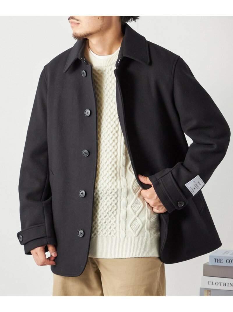 SHIPS any: FUTURE MELTON シングル Pコート 23AW◇ SHIPS any シップス ジャケット・アウター ピーコート ブラック グレー ブラウン ネイビー【送料無料】[Rakuten Fashion]のサムネイル