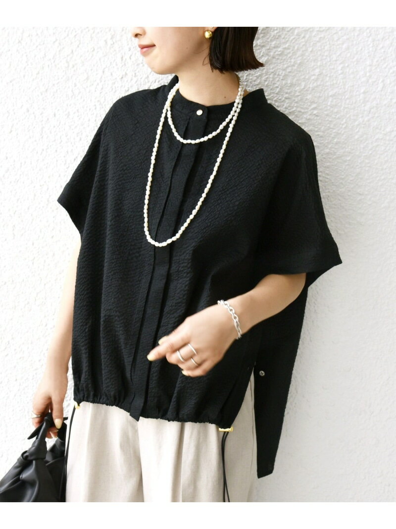 【SALE／30%OFF】＜手洗い可能＞サッカー 裾 ドロスト ドルマン ブラウス 2 SHIPS ...