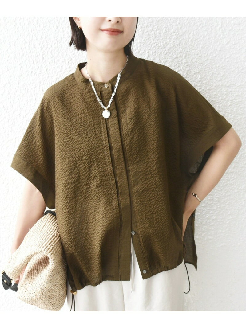 【SALE／30%OFF】＜手洗い可能＞サッカー 裾 ドロスト ドルマン ブラウス 2 SHIPS ...