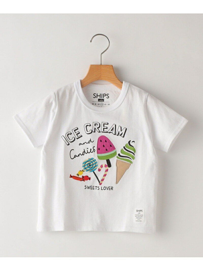 SHIPS Colors:ǽѥå ץ TEE(80~130cm) SHIPS Colors åץ ȥåץ åȥT ۥ磻[Rakuten Fashion]