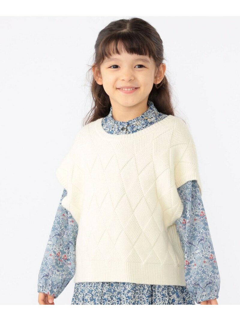 【SALE／60%OFF】SHIPS KIDS:100~140cm /＜手洗い可能＞ジャカード ベスト SHIPS K...