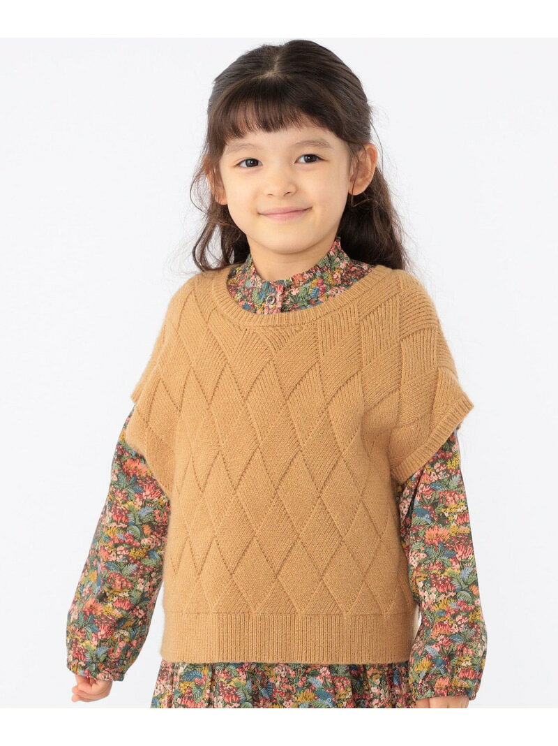 【SALE／60%OFF】SHIPS KIDS:100~140cm /＜手洗い可能＞ジャカード ベスト SHIPS K...