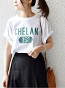 【SALE／30%OFF】*カレッジ ビッグ TEE◇ SHIPS WOMEN シップス トップス カットソー・Tシャツ ホワイト グレー ピンク グリーン ブルー【RBA_E】[Rakuten Fashion]