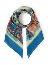 BINDU:100*100 スカーフ SHIPS WOMEN シップス ファッション雑貨 スカーフ・バンダナ ベージュ グリーン ネイビー ブラウン ブルー【送...