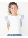 【SALE/50%OFF】SHIPS KIDS:100~130cm / ショルダー フリル ノースリーブ TEE SHIPS KIDS シップス トップス ノー...