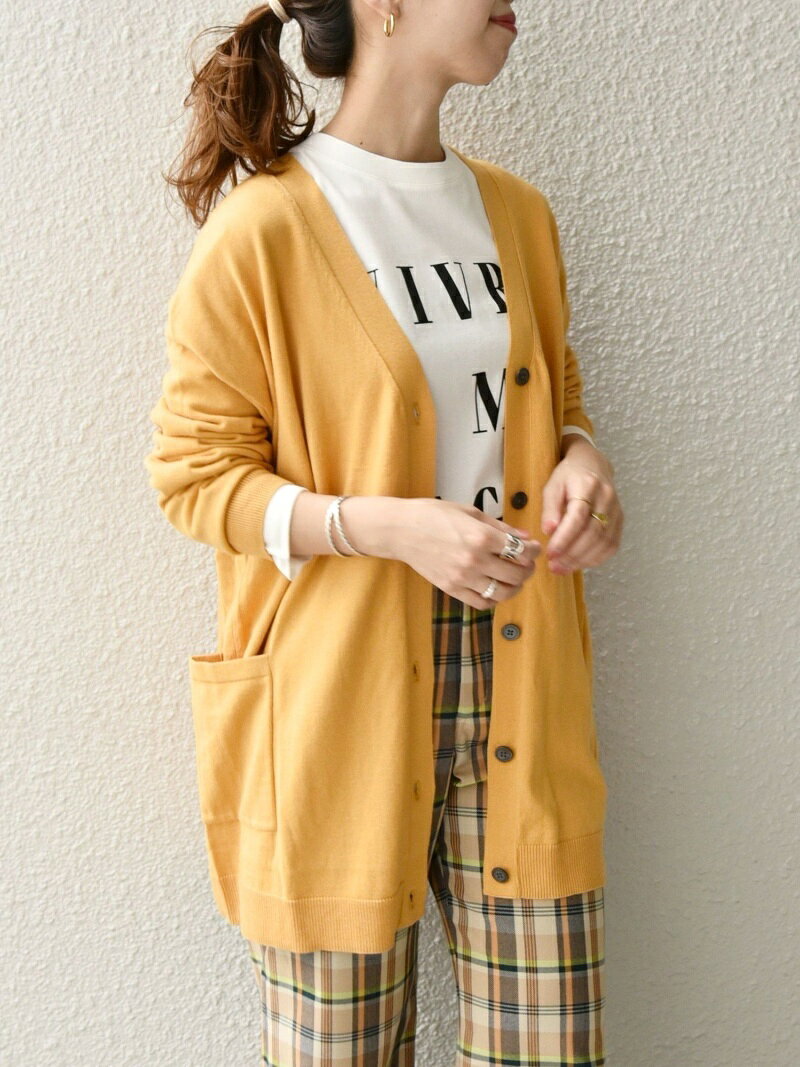 【SALE／30%OFF】SHIPS any: カシミヤ ミックス ポケット Vネック ニット カーディガン SHIPS any シップス トップス カーディガン イエロー ブラック ホワイト【RBA_E】【送料無料】[Rakuten Fashion]