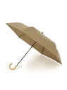 Traditional Weatherwear: チェック バンブー ハンドル アンブレラ ミニ SHIPS any シップス ファッション雑貨 折りたたみ傘 ...