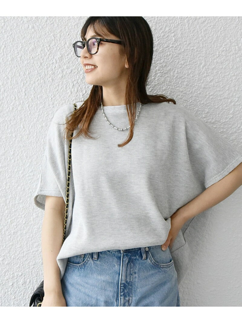 SHIPS any:＜洗濯機可能＞ワッフル ワイド TEE SHIPS any シップス トップス カッ...