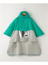 【WEB限定】THE PARK SHOP:RAIN PARK PONCHO SHIPS KIDS シップス ジャケット・アウター レインコート シルバー ネイビ...