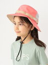 【SALE／40%OFF】SHIPS KIDS:＜UVカット・撥水＞サファリ ハット SHIPS KIDS シップス 帽子 ハット ピンク ベージュ グリーン ブルー ネイビー パープル【RBA_E】[Rakuten Fashion]