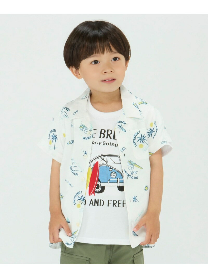 【SALE／30%OFF】SHIPS Colors:＜洗濯機可能＞レーヨン プリント シャツ(80~130cm) SHIPS Colors シッ..