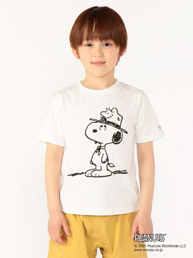 SHIPS KIDS:スヌーピー 半袖 TEE(100~130cm) SHIPS KIDS シップス カットソー キッズカットソー グリーン ホワイト ピンク ブルー【送料無料】[Rakuten Fashion]