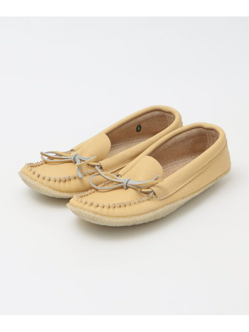 BASTIEN: MOOSE MOCCASIN SHIPS MEN シップス シューズ・靴 モカシン・デッキシューズ ブラック ベージュ【送料無料】[Rakuten Fashion]
