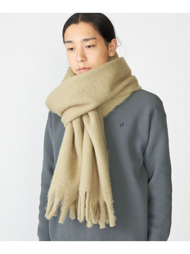 【SALE／50%OFF】【WEB限定】SHIPS:＜洗濯機可能＞ボリューム マフラー (ソリッド) SHIPS MEN シップス..