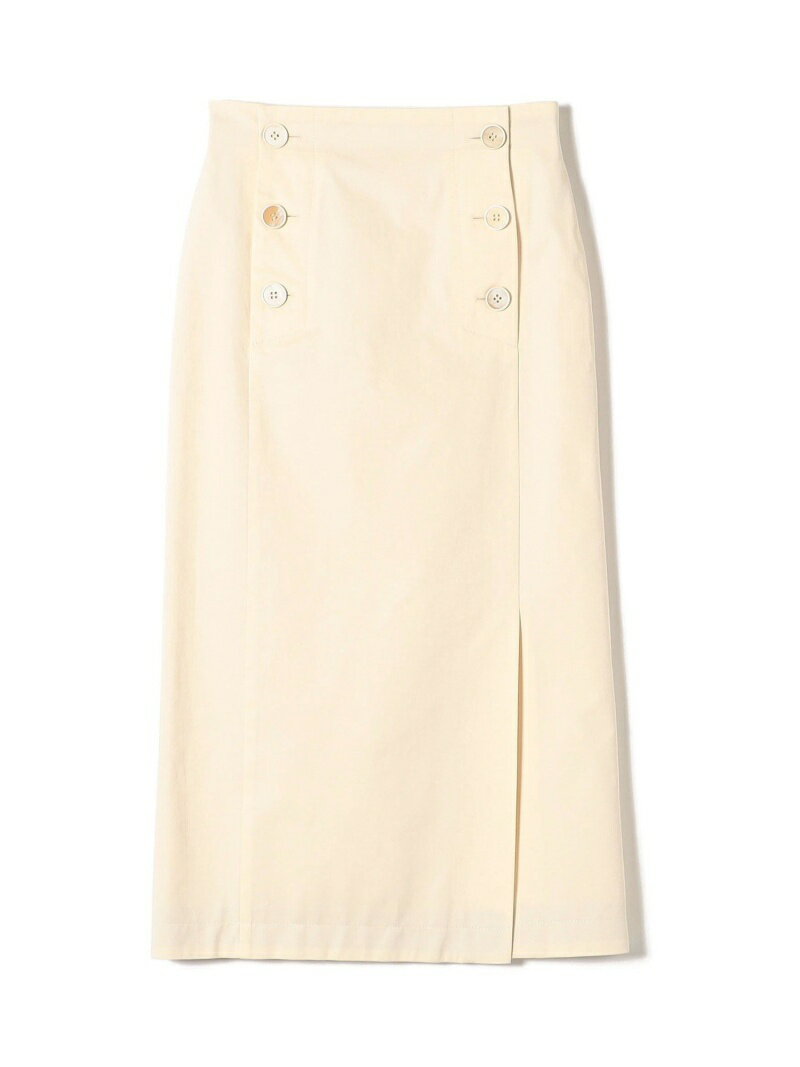 【SALE／75%OFF】SHIPS Primary Navy Label:＜手洗い可能＞マリン スカート SHIPS WOMEN シップス スカート ロング・マキシスカート ホワイト【RBA_E】【送料無料】[Rakuten Fashion]