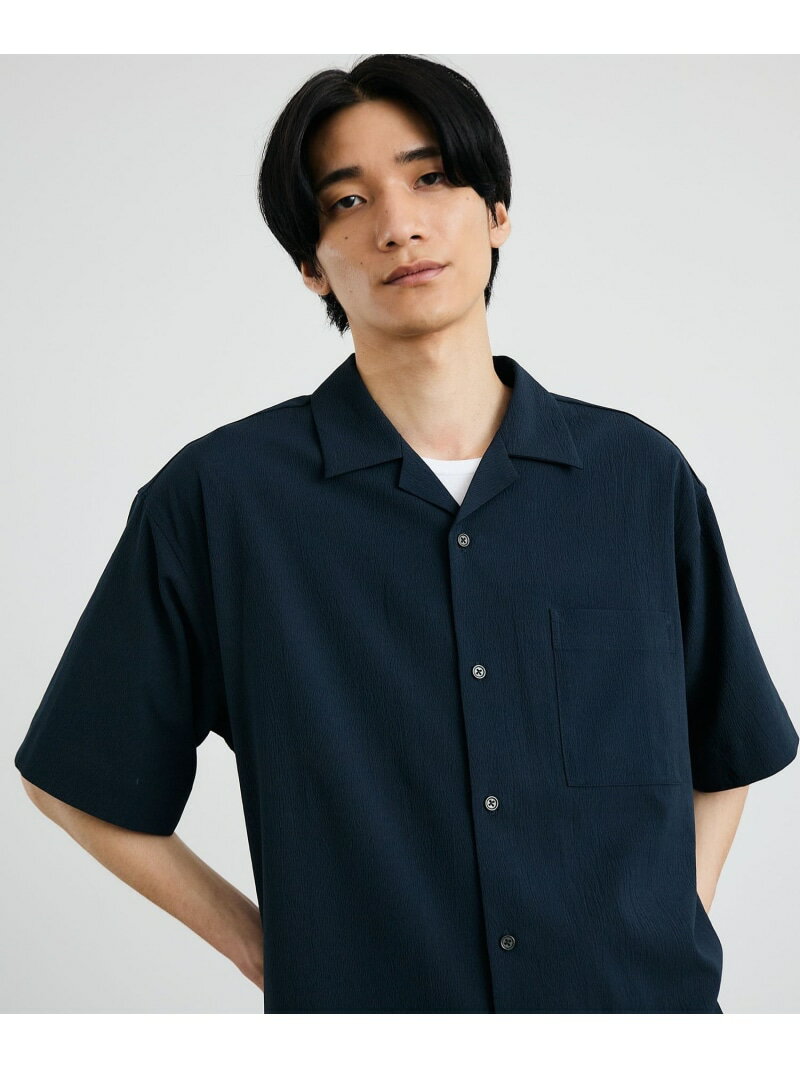 Rakuten - 【SALE／50%OFF】City Ambient Products: オープンカラー 楊柳 ソリッド ショートスリーブ シャツ SHIPS MEN シップス トップス シャツ・ブラウス ブラウン【RBA_E】【送料無料】[Rakuten Fashion]