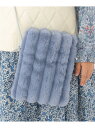 【SALE/50%OFF】SHIPS KIDS:フェイクファー ミニ バッグ SHIPS KIDS シップス バッグ ショルダーバッグ ベージュ ブルー【RBA...