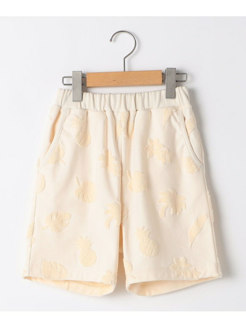 樂天商城 - 【SALE／50%OFF】SHIPS KIDS:140~150cm / パイル ジャカード ショート パンツ SHIPS KIDS シップス パンツ その他のパンツ ブルー ホワイト【RBA_E】【送料無料】[Rakuten Fashion]