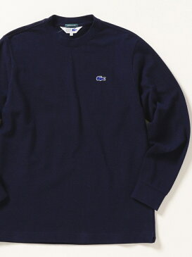 [Rakuten Fashion]【SALE／30%OFF】LACOSTE:カノコ袖リブロングスリーブTシャツロンT SHIPS any シップス カットソー Uネックカットソー ブラウン ホワイト ネイビー【RBA_E】【送料無料】