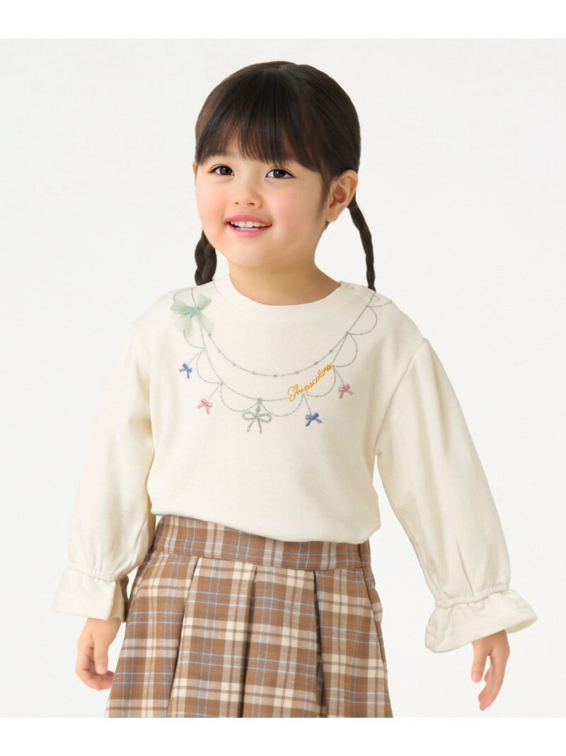 SHIPS Colors:＜洗濯機可能＞80~130cm / ネックレス スウェット SHIPS Colors シップス トップス スウ..