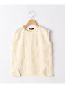 SHIPS KIDS:80~90cm / パイル ジャカード ノースリーブ TEE SHIPS KIDS シップス トップス ノースリーブ・タンクトップ ホワイ...