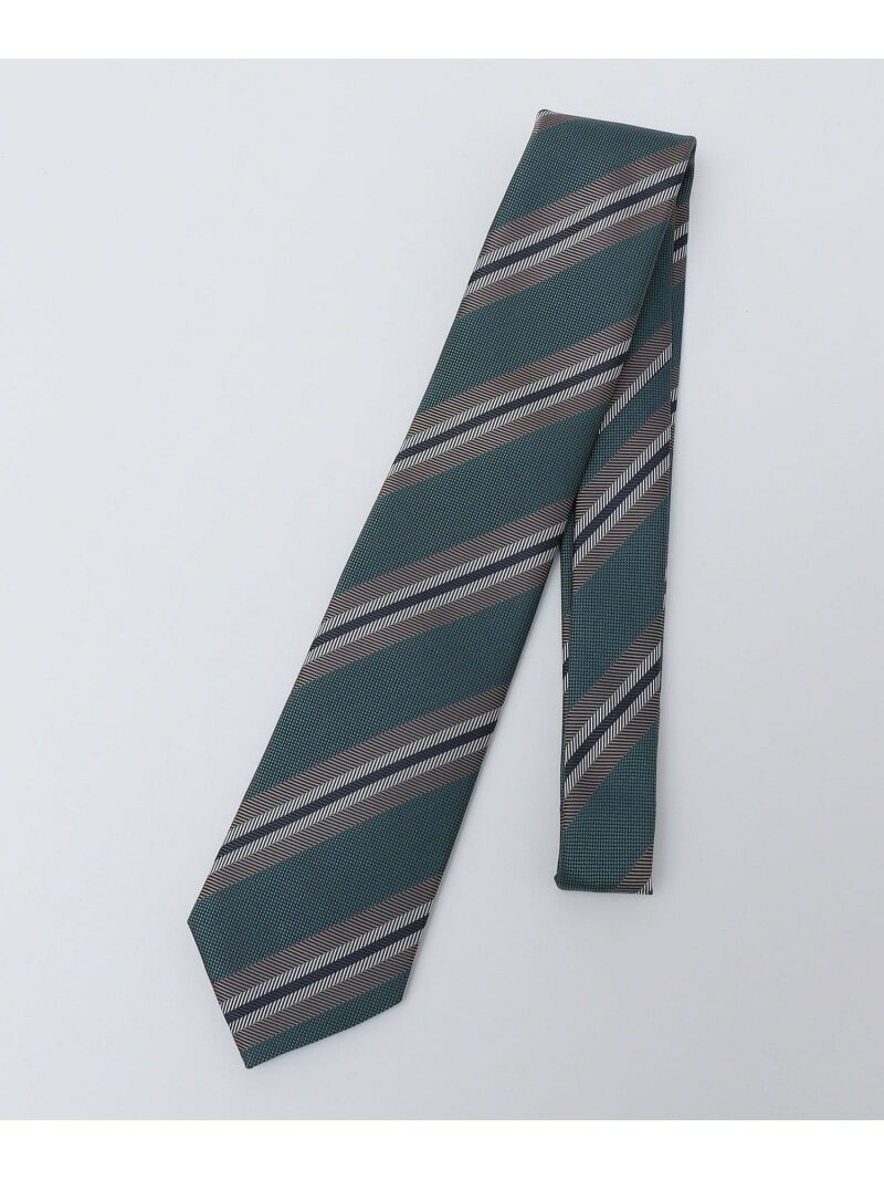 【SALE／40%OFF】SHIPS: シルク ジャカード サテン ストライプ ネクタイ SHIPS MEN シップス スーツ・フォーマル ネクタイ・蝶ネクタイ グリーン グレー ネイビー【RBA_E】【送料無料】[Rakuten Fashion]