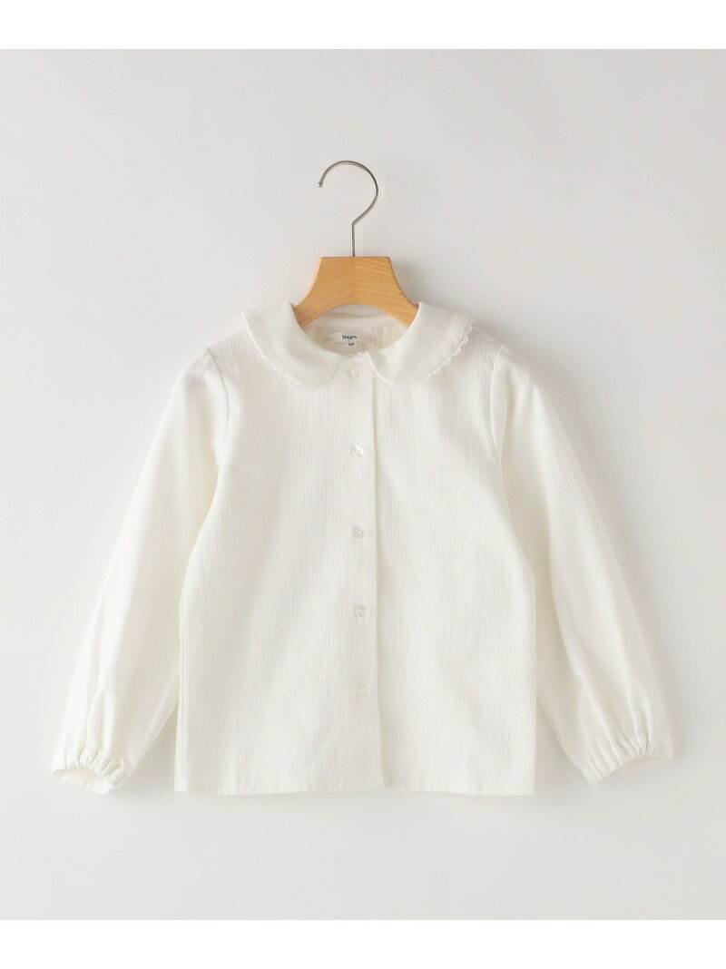 【SALE／40%OFF】SHIPS KIDS:110~130cm / ミニ レース カラー ブラウス SHIPS KIDS シップス トップス シャツ・ブラウス ホワイト【RBA_E】【送料無料】[Rakuten Fashion]