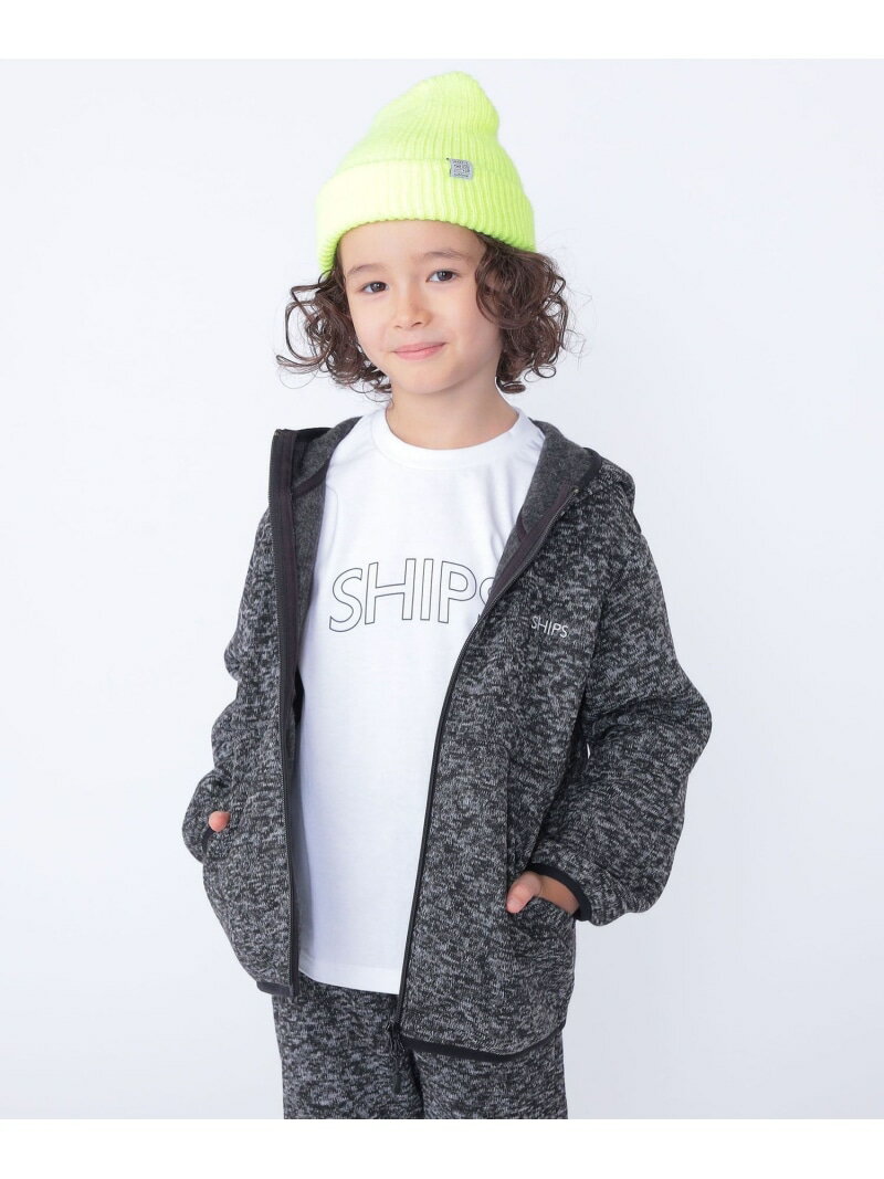 乐天商城 - 【SALE／30%OFF】SHIPS KIDS:110~130cm / フリース ジップ パーカ SHIPS KIDS シップス トップス パーカー・フーディー ブラック グレー【RBA_E】【送料無料】[Rakuten Fashion]