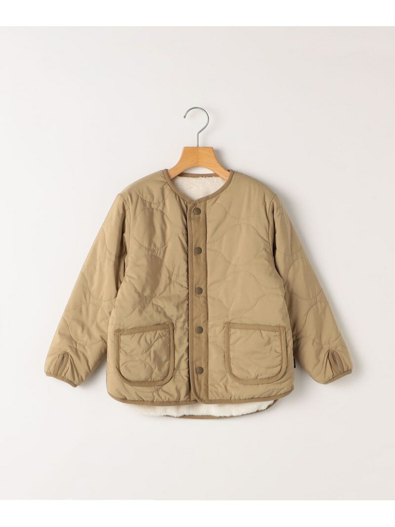 SHIPS KIDS:80~90cm/＜洗濯機可能＞ボア*キルティング リバーシブル ブルゾン SHIPS KIDS シップス ジ..