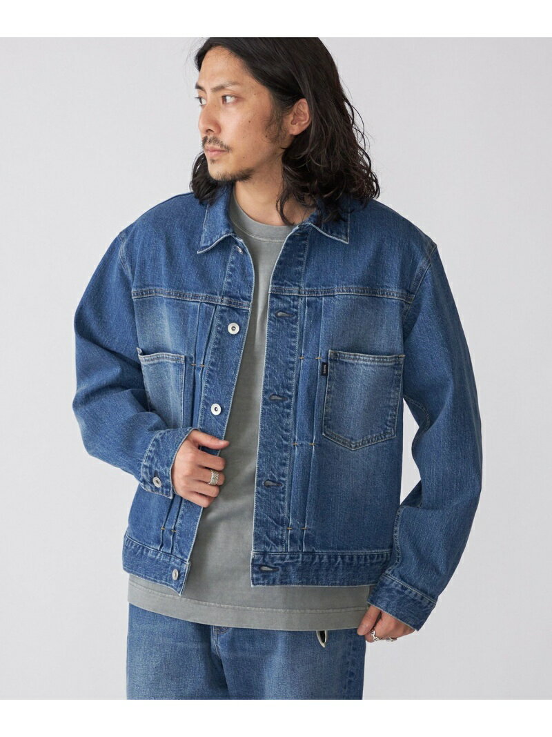 【SALE／40%OFF】*SHIPS: CONE DENIM 12.5oz デニム トラッカージャケット(セットアップ対応) SHIPS シップス ジャケット・アウター デニムジャケット ブルー ブラウン ネイビー【RBA_E】【送料無料】[Rakuten Fashion]