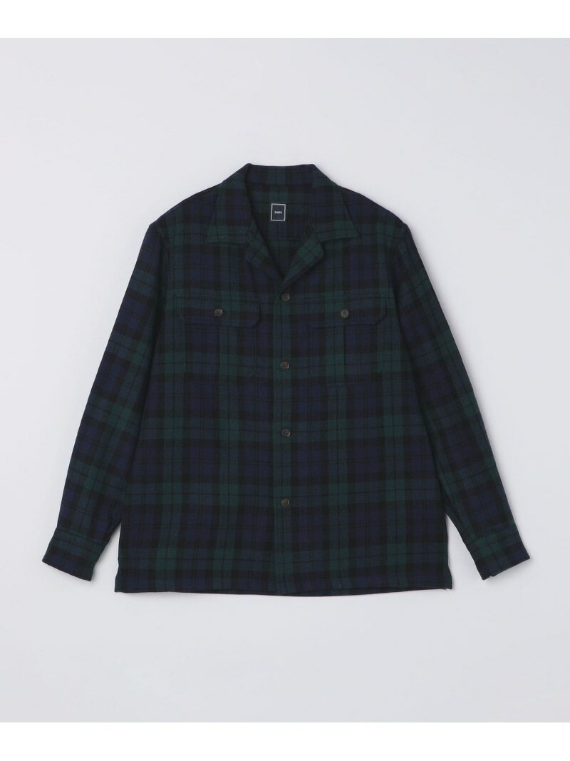 乐天商城 - 【SALE／50%OFF】SHIPS: ブラックウォッチチェック オーバー シャツ 24AW SHIPS MEN シップス トップス シャツ・ブラウス グリーン【RBA_E】【送料無料】[Rakuten Fashion]