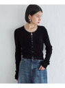 【SALE/30%OFF】Wai+:<手洗い可能>1/18ホック付 カーディガン SHIPS WOMEN シップス トップス カーディガン ピンク ブラック グ...
