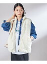 《予約》【一部WEB限定 / SHIPS別注】Champion:<洗濯機可能>フリース ベスト SHIPS WOMEN シップス トップス ベスト・ジレ グリー...