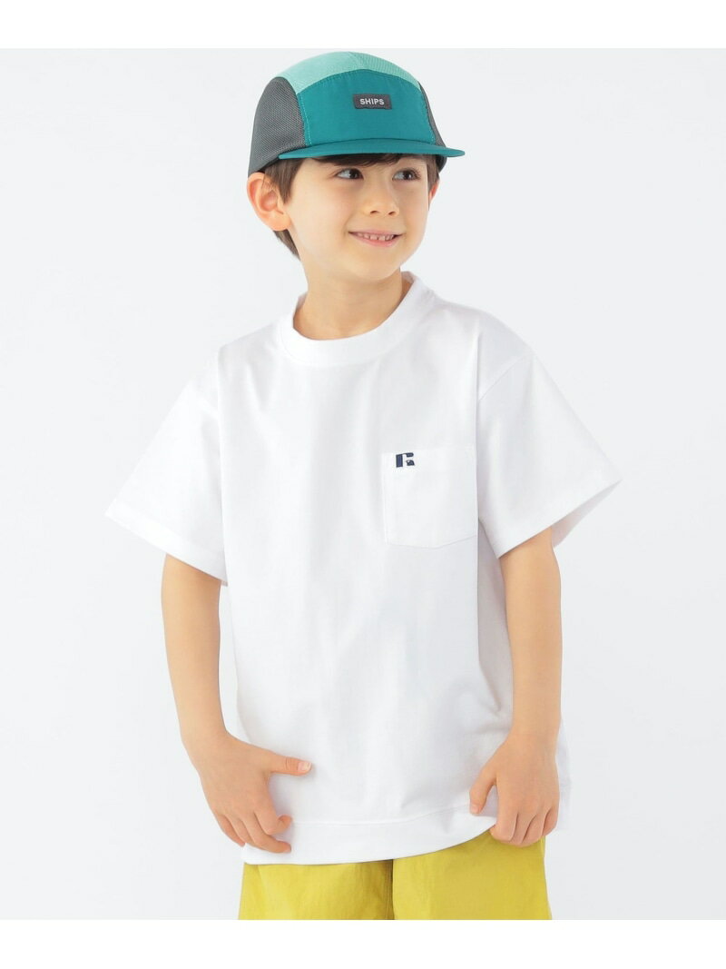 ySHIPS KIDSʒzRUSSELL ATHLETIC:100~130cm /@\TEE SHIPS KIDS VbvX gbvX Jbg\[ETVc zCg O[ x[Wyz[Rakuten Fashion]