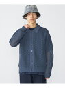 【SALE/40%OFF】SHIPS:<手洗い可能>メッシュ ニット カーディガン SHIPS MEN シップス トップス カーディガン ブルー ブラック ベー...