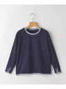 SHIPS KIDS:140~150cm / 無地 プルオーバー ラッシュガード SHIPS KIDS シップス 水着・スイムグッズ ラッシュガード ネイビー【...