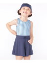 【SALE/40%OFF】SHIPS KIDS:90~130cm / ギンガムチェック 無地 スイム ワンピース SHIPS KIDS シップス 水着・スイムグ...
