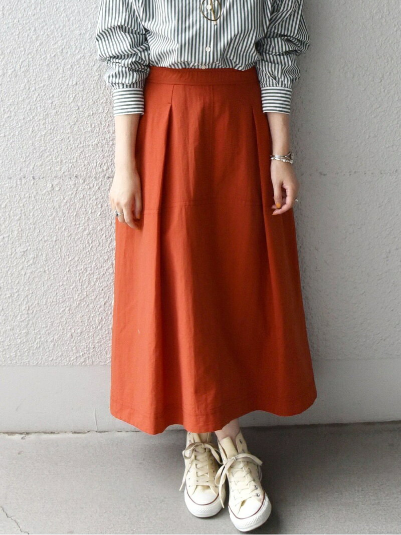 【SALE／50%OFF】SHIPS any:＜撥水＞ナイロン タッサー ボリューム スカート SHIPS any シップス スカート ロング・マキシスカート ブルー オレンジ ブラック【RBA_E】【送料無料】[Rakuten Fashion]