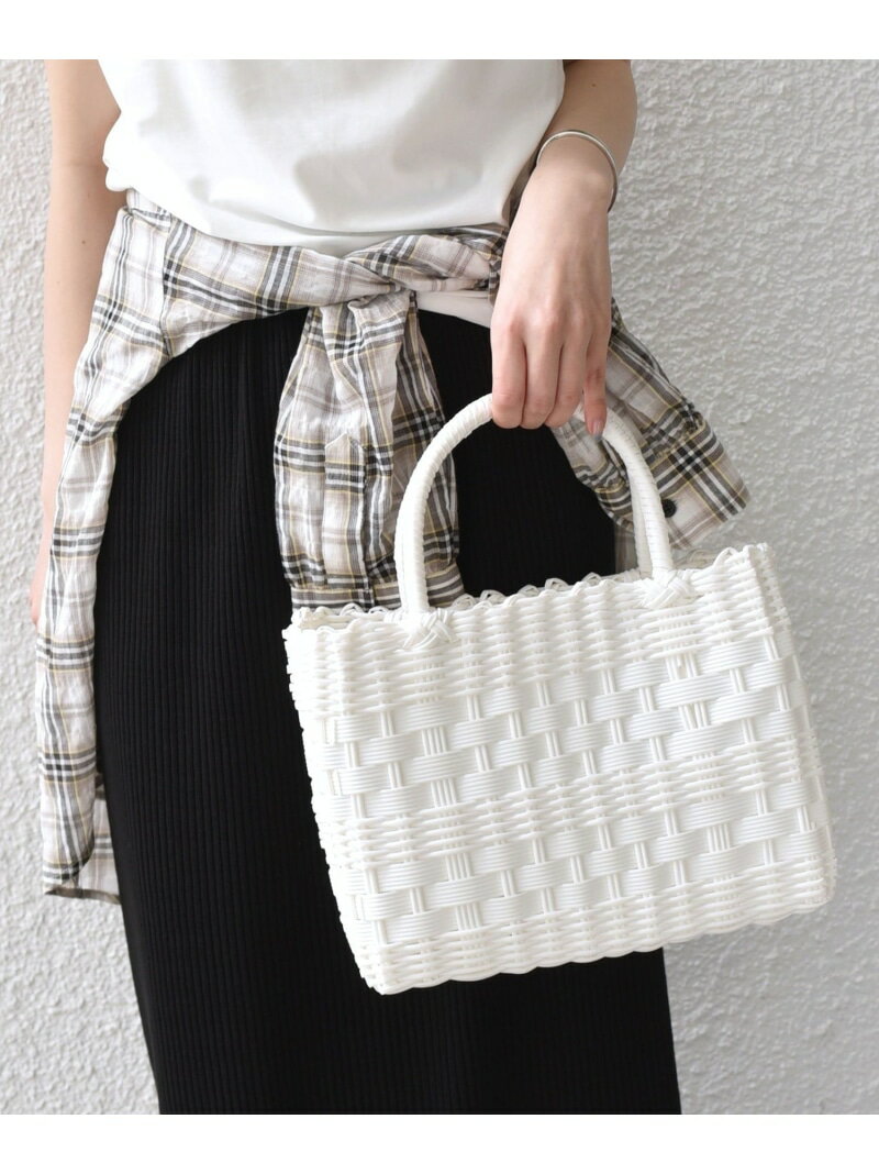 乐天商城 - SHIPS Colors:チューブ トートバッグ SHIPS Colors シップス バッグ かごバッグ オレンジ ブルー ホワイト[Rakuten Fashion]