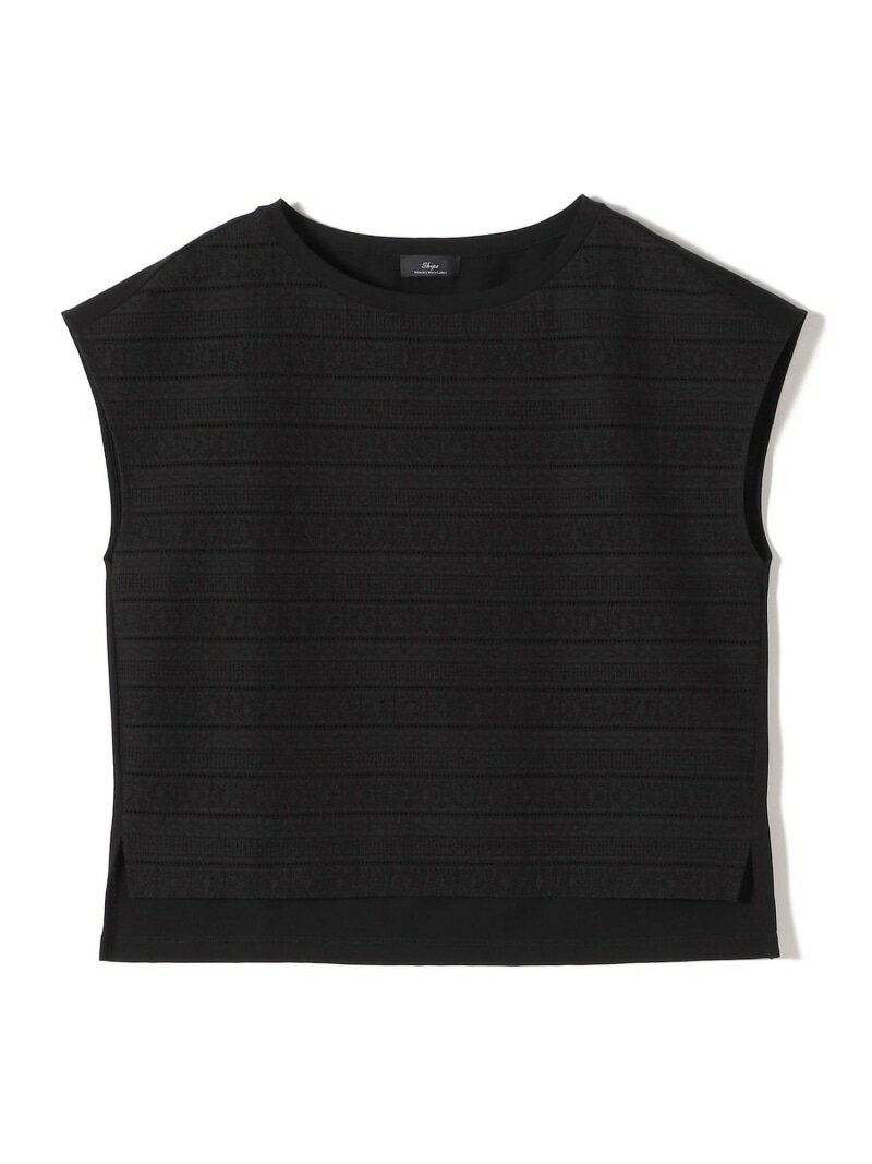 樂天商城 - 【SALE／30%OFF】SHIPS Primary Navy Label:＜手洗い可能＞綿 ローン フラワー レース コンビ SHIPS WOMEN シップス トップス カットソー・Tシャツ ブラック ホワイト【RBA_E】【送料無料】[Rakuten Fashion]